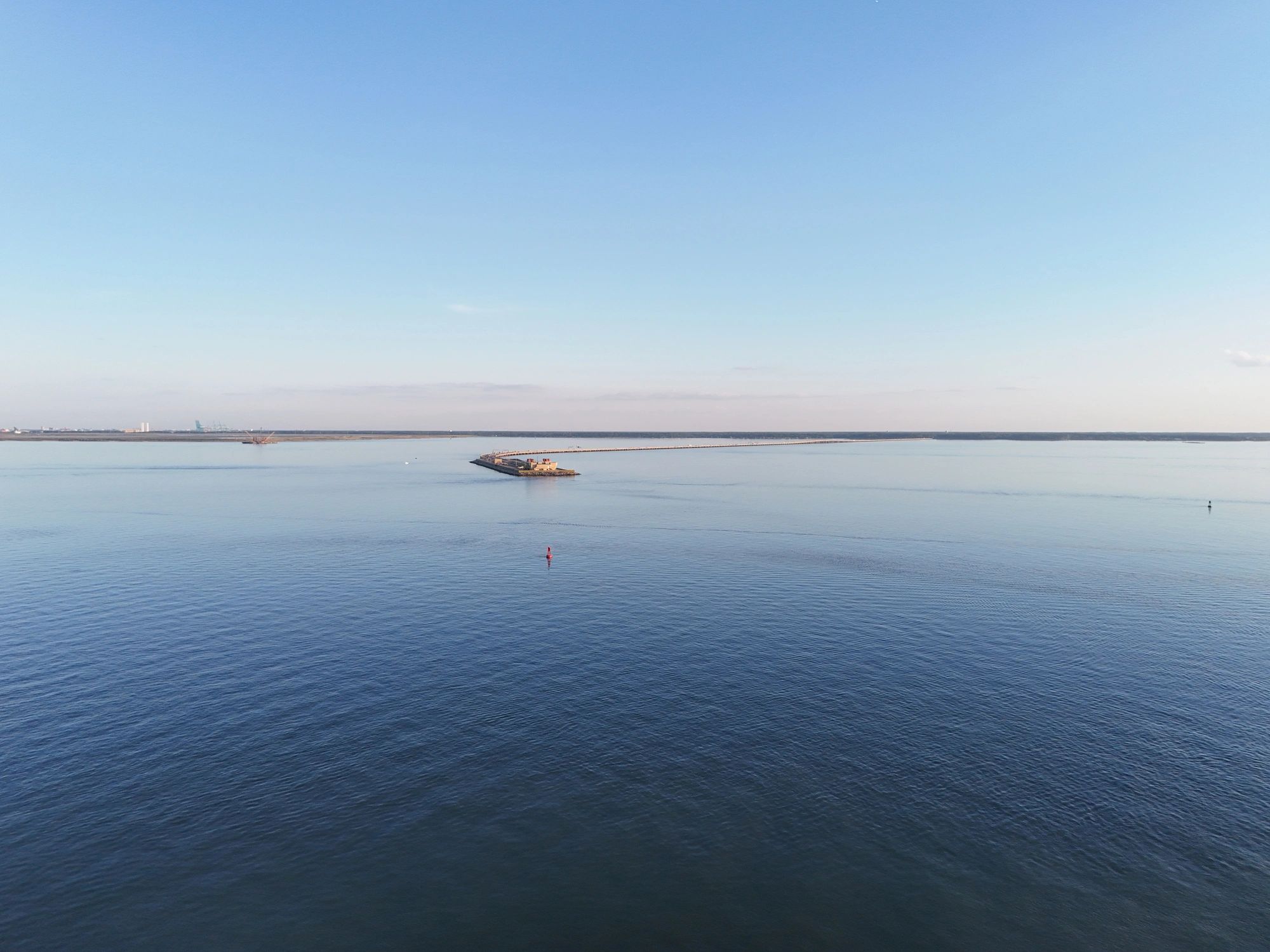 Waterway and shoreline landscape in coastal Virginia